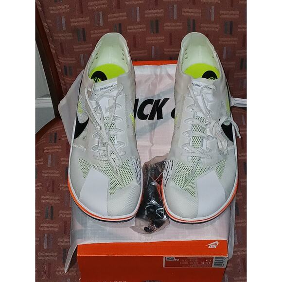 New Men's 11.5 Nike ZoomX Dragonfly XC Cross Country Track Spikes DX7992-100 - Picture 1 of 8